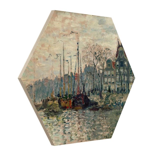 Wanddeko Flur Claude Monet - Kromme Waal Amsterdam