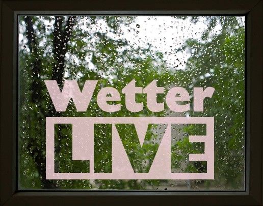 Wanddeko Gäste WC No.UL463 Wetter Live