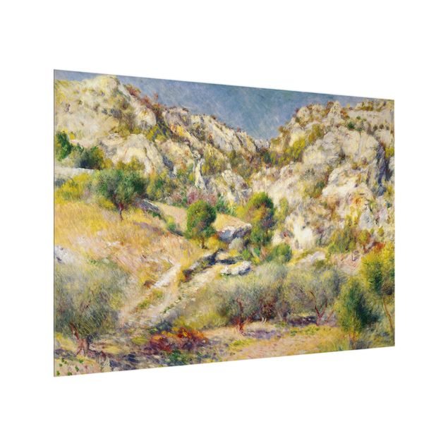 Wanddeko grün Auguste Renoir - Felsen bei Estaque