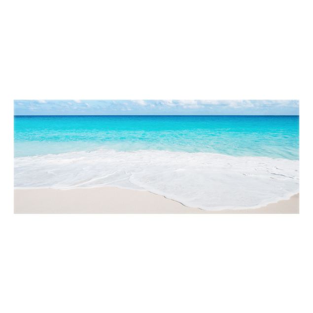 Wanddeko Karibik Blaue Welle