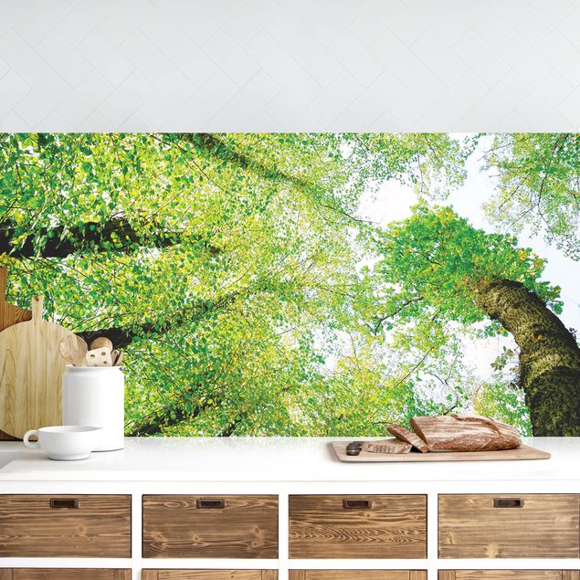 Wanddeko Küche Bäume des Lebens