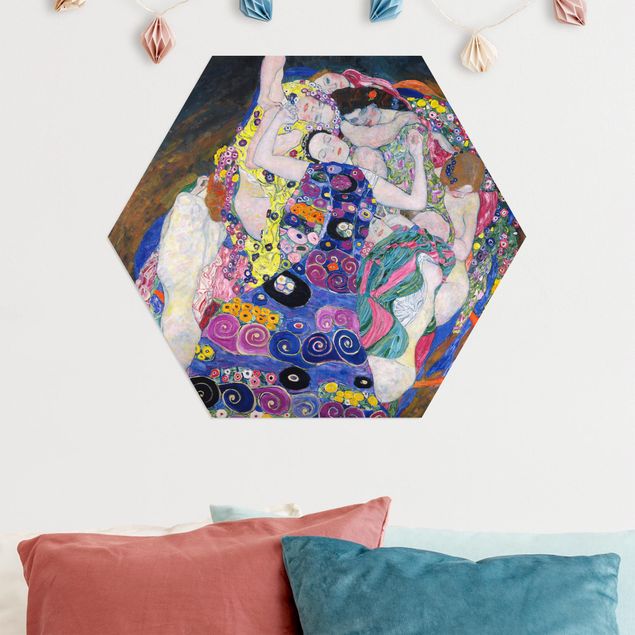 Wanddeko Schlafzimmer Gustav Klimt - Die Jungfrau