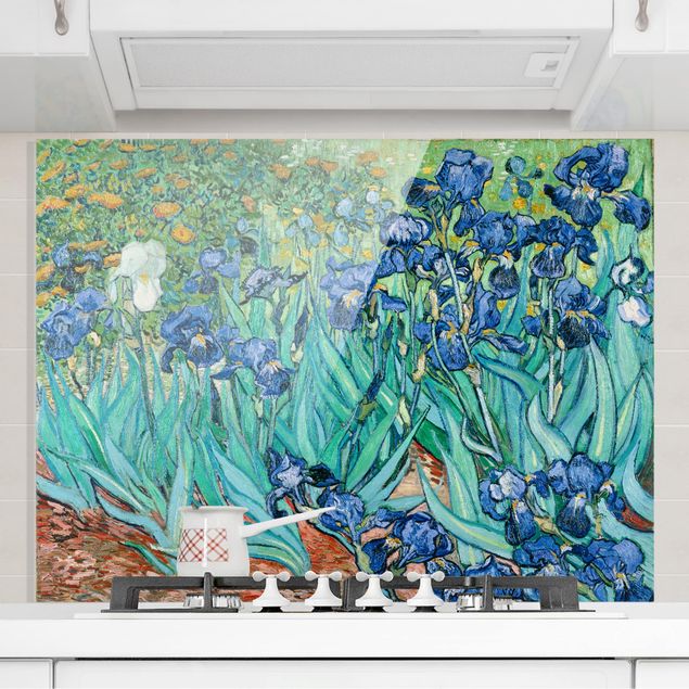 Wanddeko blau Vincent van Gogh - Iris