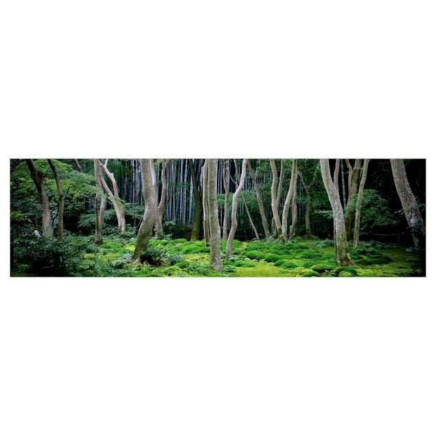 Küchenrückwand - Japanischer Wald