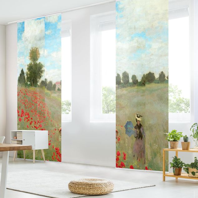 Wanddeko Wohnzimmer Claude Monet - Mohnfeld bei Argenteuil