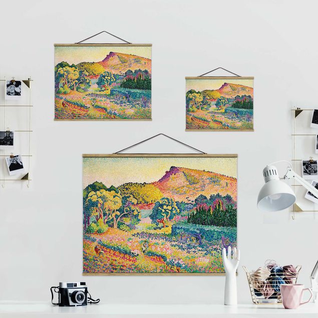 Post Impressionismus Bilder Henri Edmond Cross - Landschaft mit Le Cap Nègre