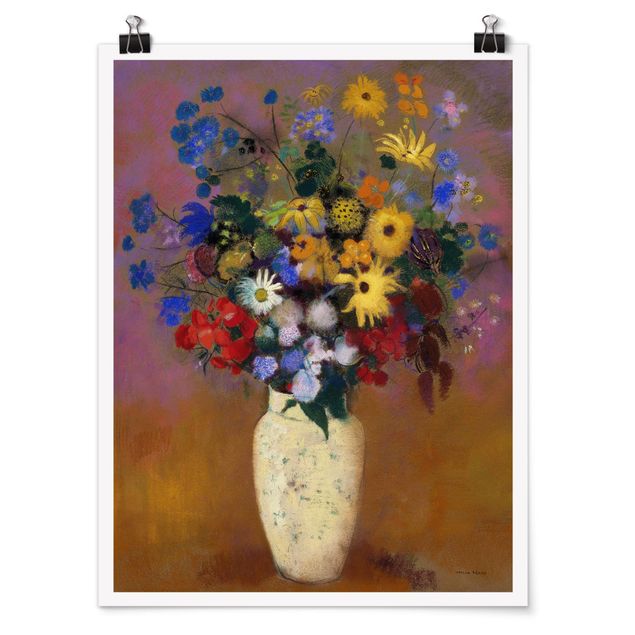 Wanddeko Esszimmer Odilon Redon - Blumen in einer Vase