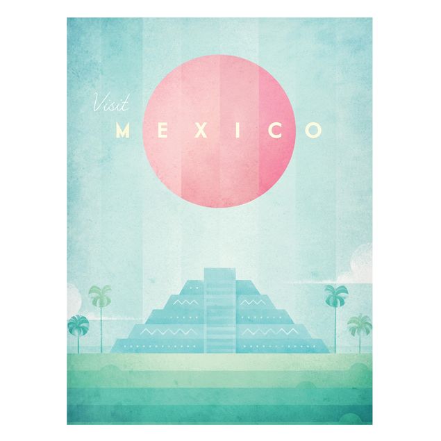 Wanddeko Esszimmer Reiseposter - Mexiko