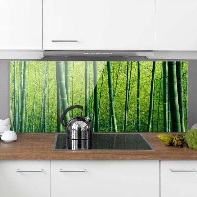 Wanddeko 3D Bambuswald
