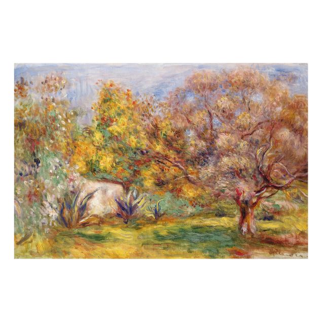 Kunststile Auguste Renoir - Garten mit Olivenbäumen
