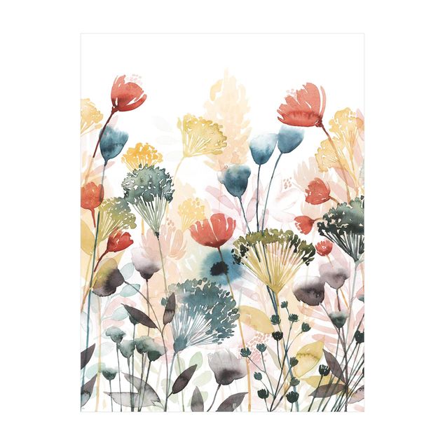 Wanddeko Esszimmer Wildblumen im Sommer II