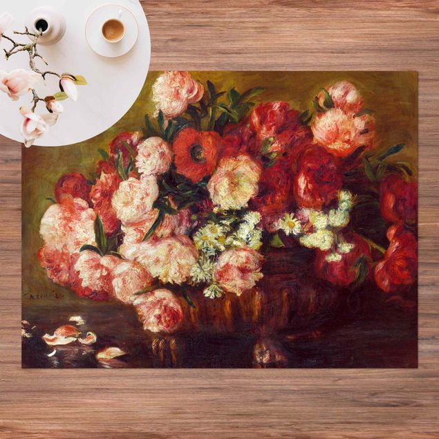 Wanddeko Flur Auguste Renoir - Stillleben mit Pfingstrosen