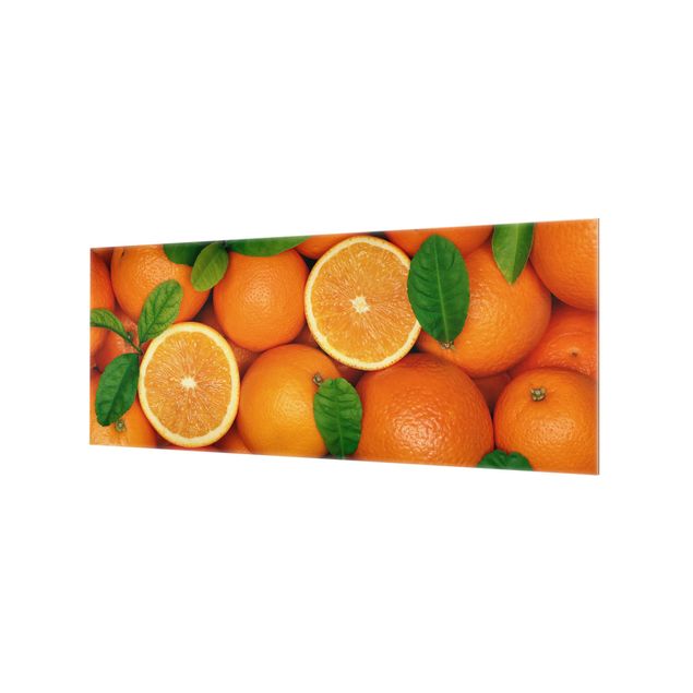 Wanddeko Fotografie Saftige Orangen