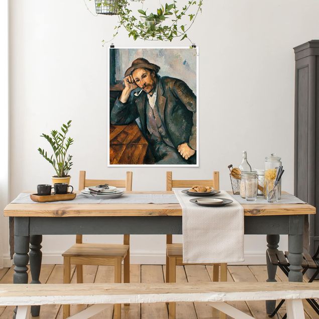 Wanddeko Flur Paul Cézanne - Der Raucher