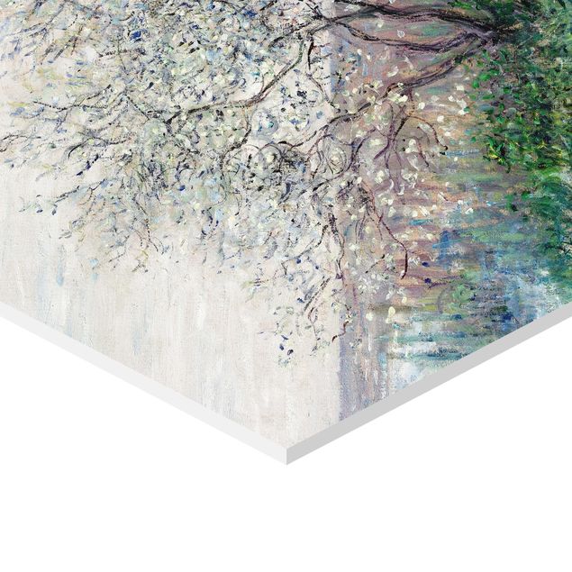 Wanddeko Treppenhaus Claude Monet - Frühlingsstimmung