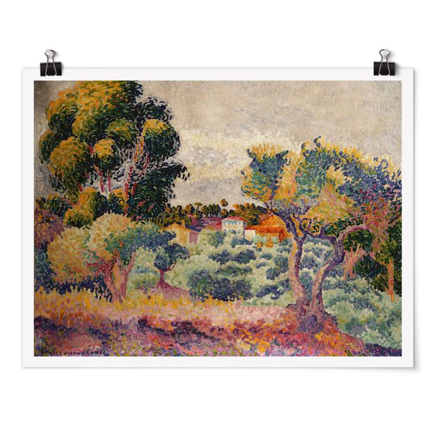 Wanddeko Flur Henri Edmond Cross - Eukalyptus und Olivenhain