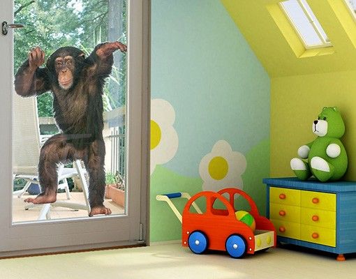 Babyzimmer Deko Vergnügter Affe