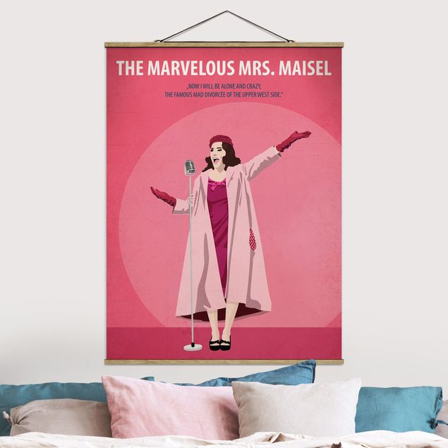 Wanddeko Wohnzimmer Filmposter The Marvelous Mrs Maisel