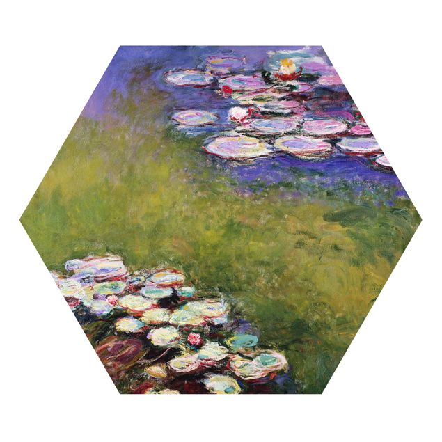 Wanddeko grün Claude Monet - Seerosen