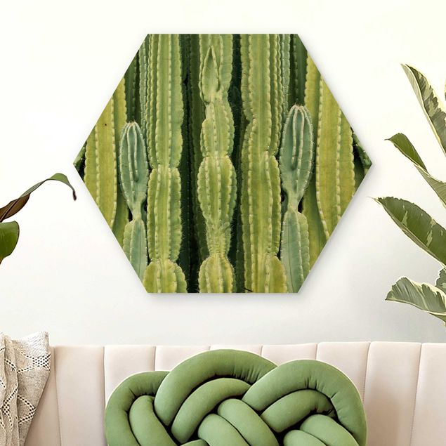 Wanddeko Schlafzimmer Kaktus Wand