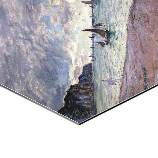 Wanddeko über Sofa Claude Monet - Küste von Pourville