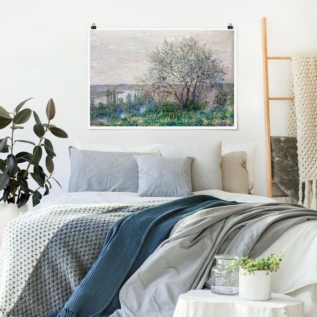 Wanddeko Schlafzimmer Claude Monet - Frühlingsstimmung
