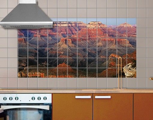 Küchen Deko Grand Canyon nach dem Sonnenuntergang