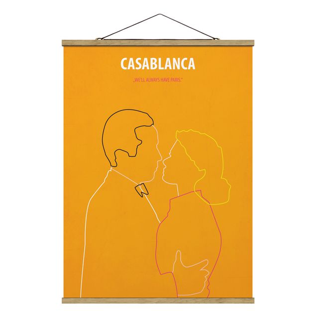 Wanddeko Flur Filmposter Casablanca