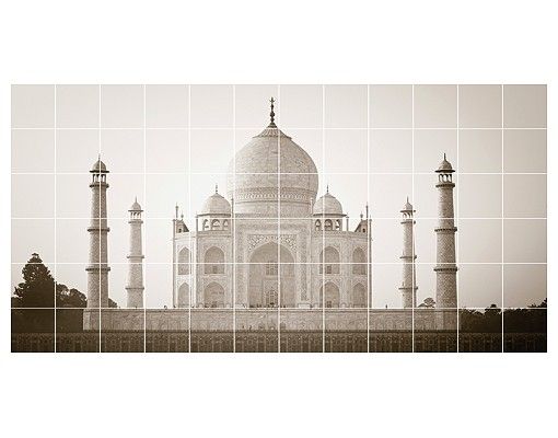 Wanddeko beige Taj Mahal