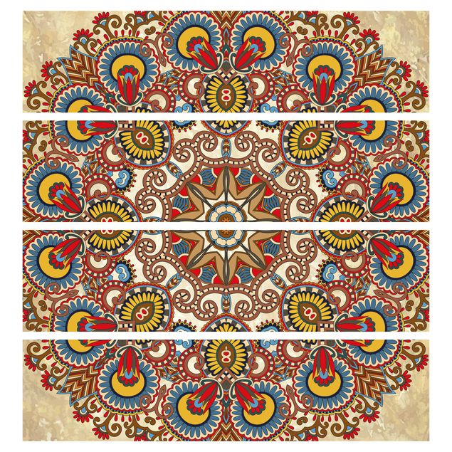 Klebefolie mit Muster Farbiges Mandala