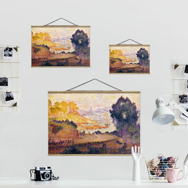 Post Impressionismus Bilder Henri Edmond Cross - Aussicht auf Menton