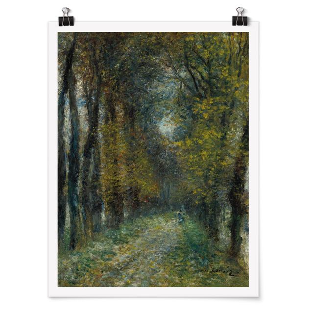 Wanddeko Esszimmer Auguste Renoir - Die Allee