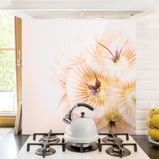 Küche Dekoration Pastellfarbener Blütenstrauß
