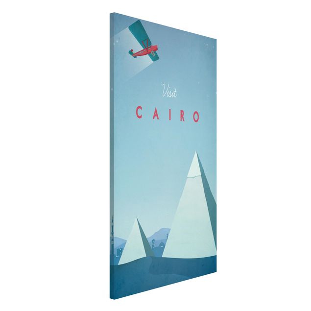 Wanddeko blau Reiseposter - Cairo