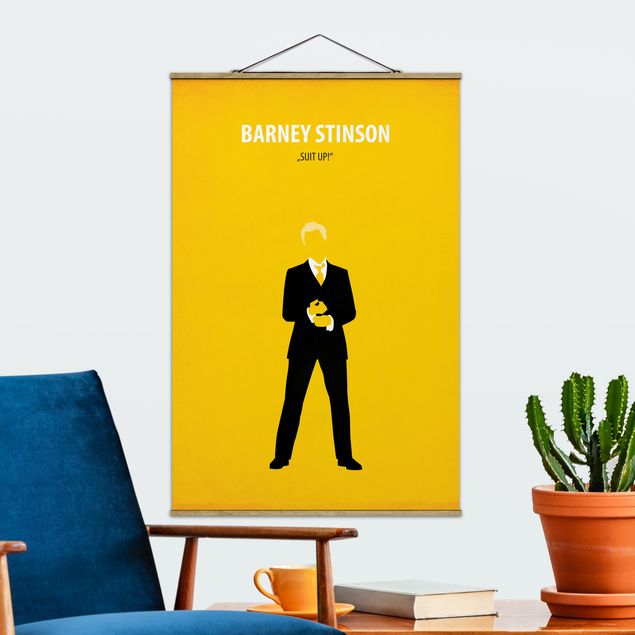 Wanddeko Wohnzimmer Filmposter Barney Stinson