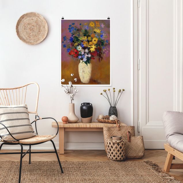 Wanddeko Schlafzimmer Odilon Redon - Blumen in einer Vase