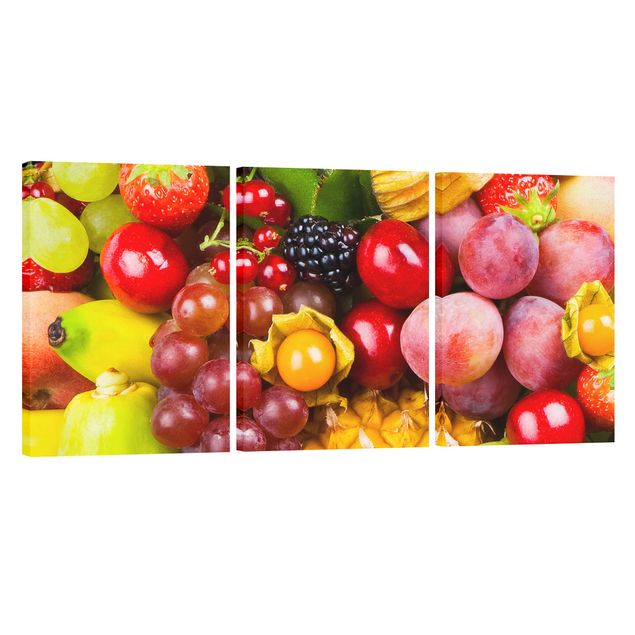 Wanddeko Büro Colourful Exotic Fruits