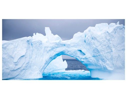 Wanddeko Küche Antarktischer Eisberg