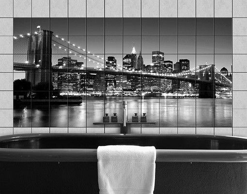 Wanddeko Küche Brooklyn Brücke in New York II