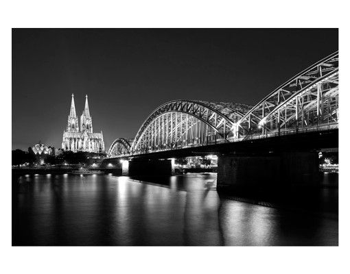Wanddeko Flur Köln bei Nacht II