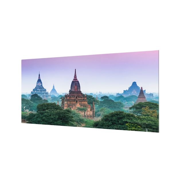 Deko Sonnenuntergang Sakralgebäude in Bagan