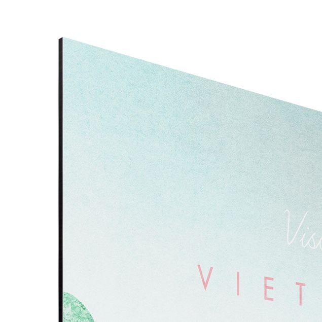 Wanddeko grün Reiseposter - Vietnam