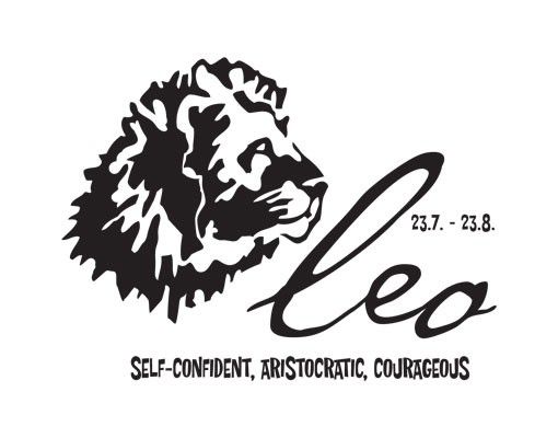 Wanddeko Flur No.UL756 Zodiac Sign Leo