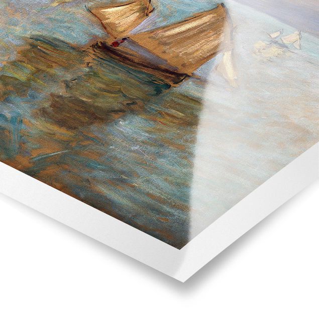 Wanddeko Esszimmer Claude Monet - Fischerboote