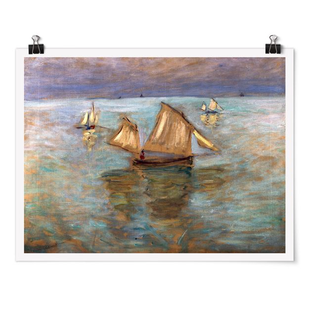 Wanddeko Schlafzimmer Claude Monet - Fischerboote