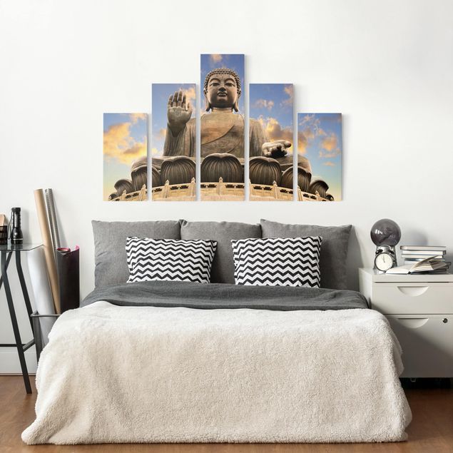 Wanddeko Schlafzimmer Großer Buddha