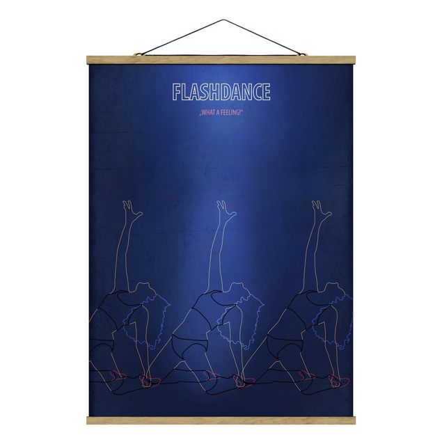 Wanddeko Schlafzimmer Filmposter Flashdance