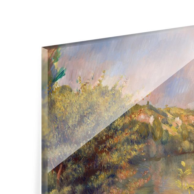 Wohndeko Malerei Auguste Renoir - Landschaft mit See
