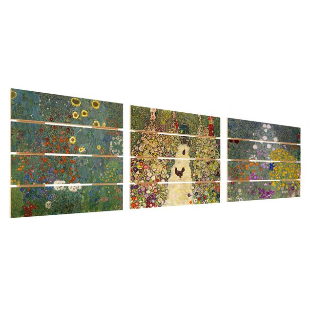 Wanddeko Esszimmer Gustav Klimt - Im Garten