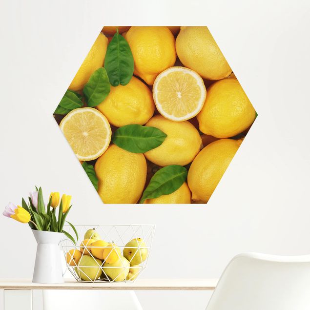 Wanddeko Küche Saftige Zitronen